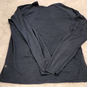 Blue Long Sleeve Lululemon performance shirt